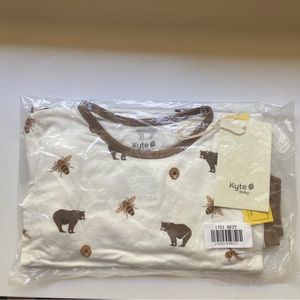 Kyte baby honey bear long sleeve pajamas